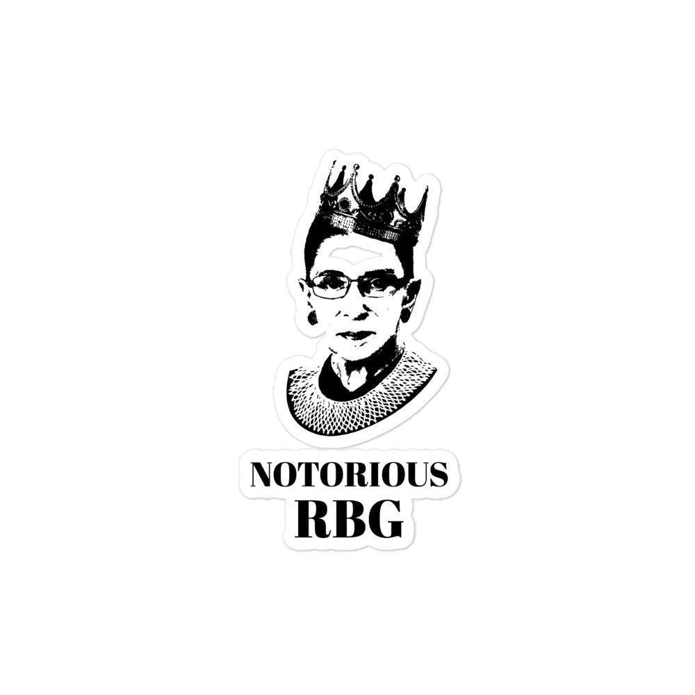 Bubble Free Stickers Notorious RBG