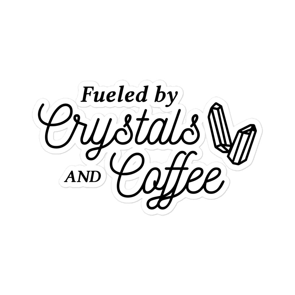 Bubble-Free Stickers Fueled By Crystals and Coffee