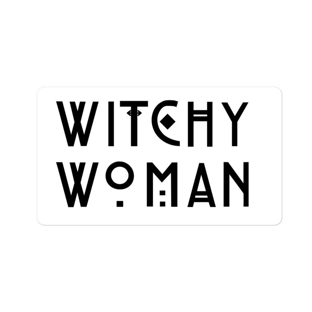 Bubble-Free Stickers Witchy Woman