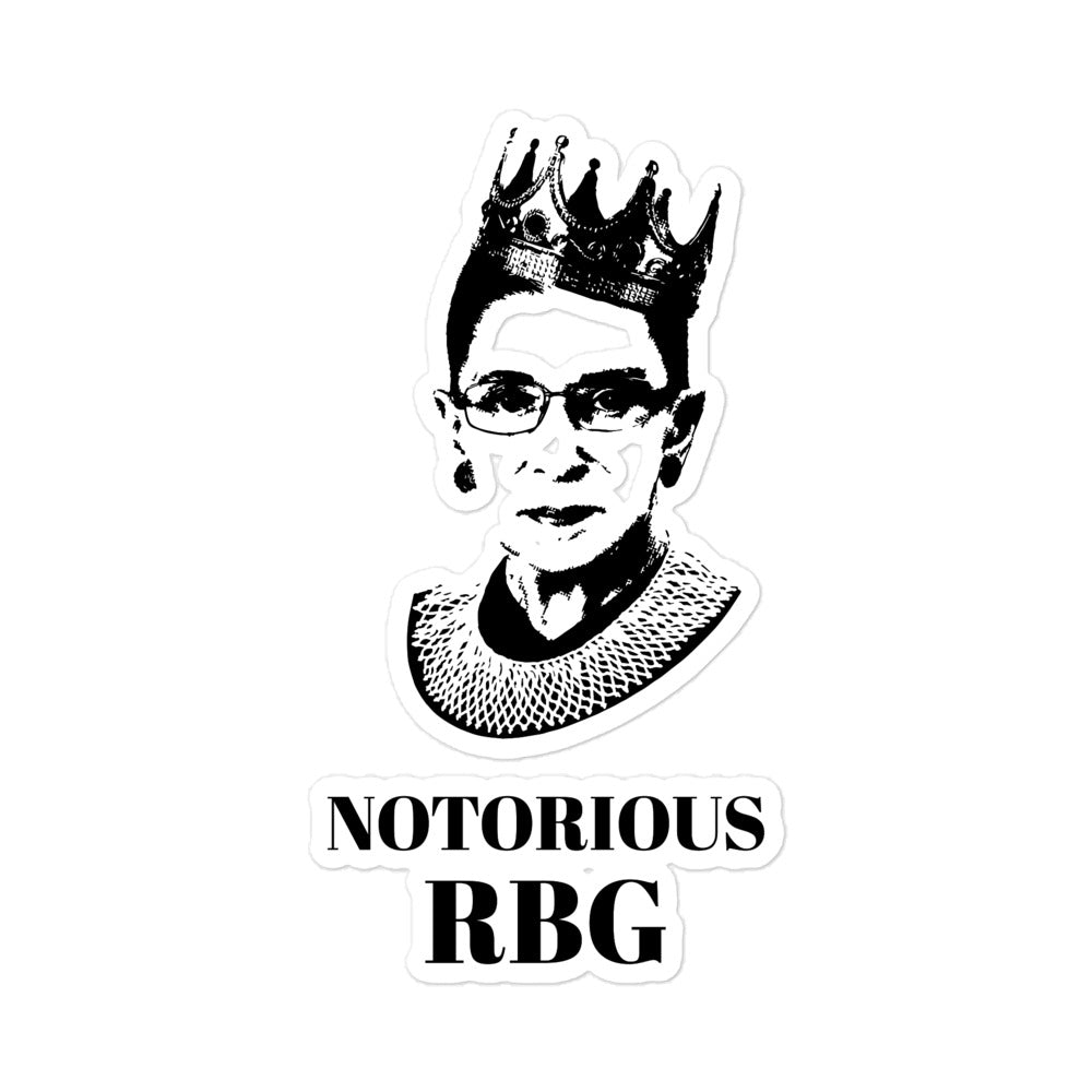 Bubble Free Stickers Notorious RBG