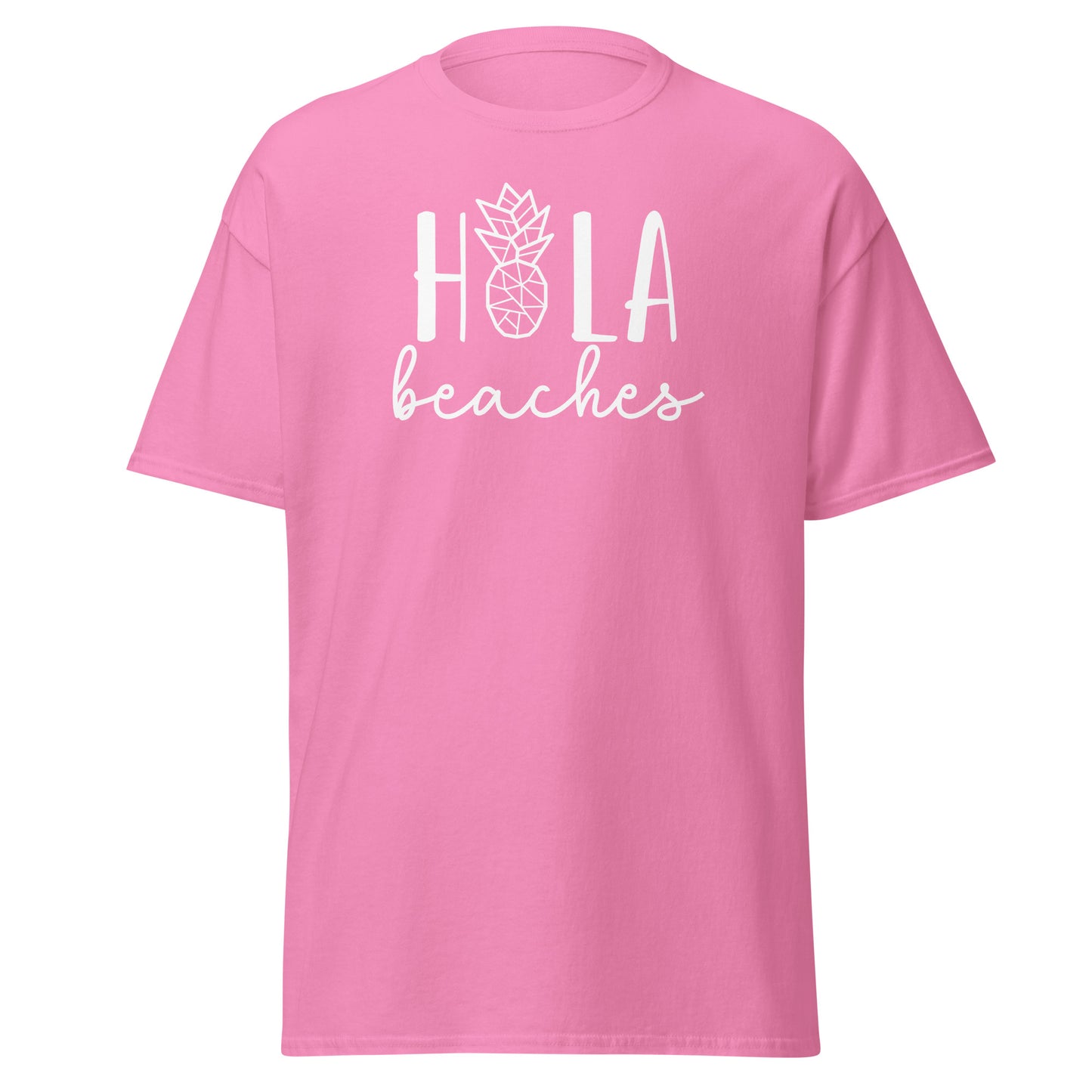 Unisex Short Sleeve Cotton Tee Hola Beaches