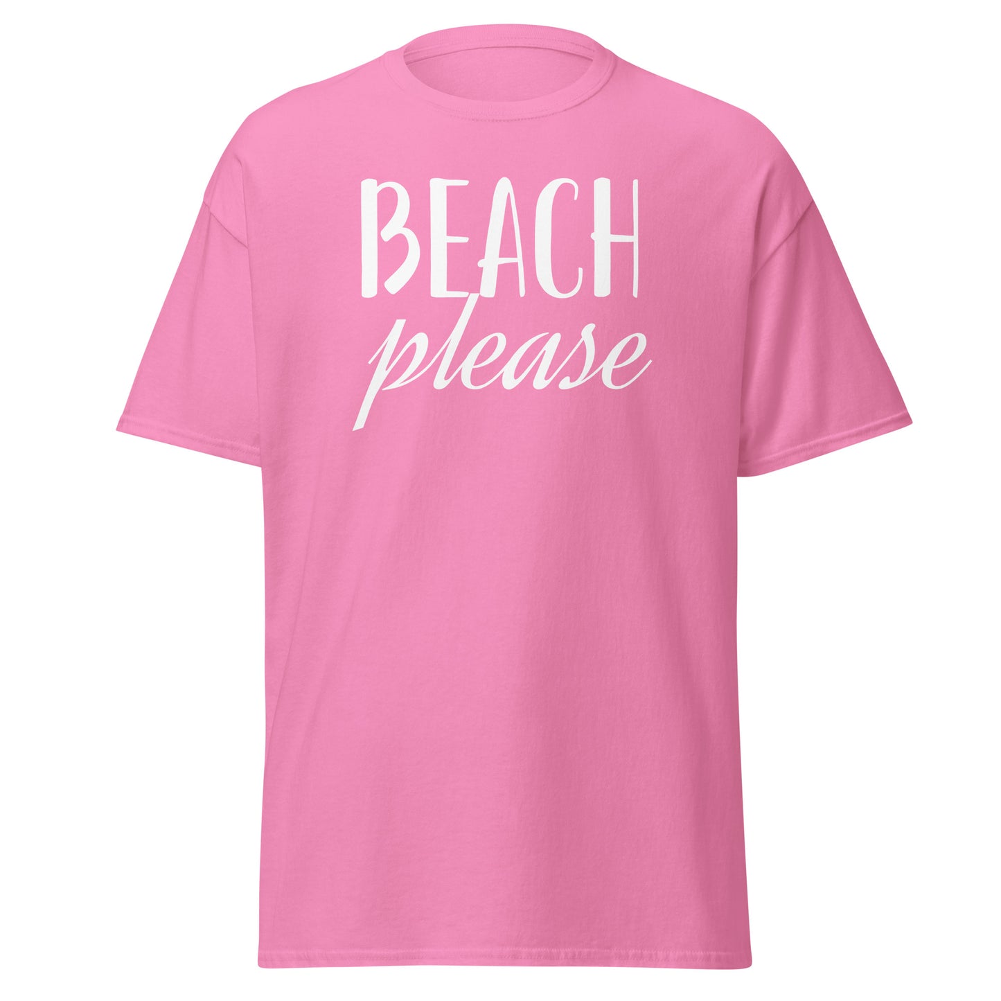 Unisex Short Sleeve Tee Beach Please