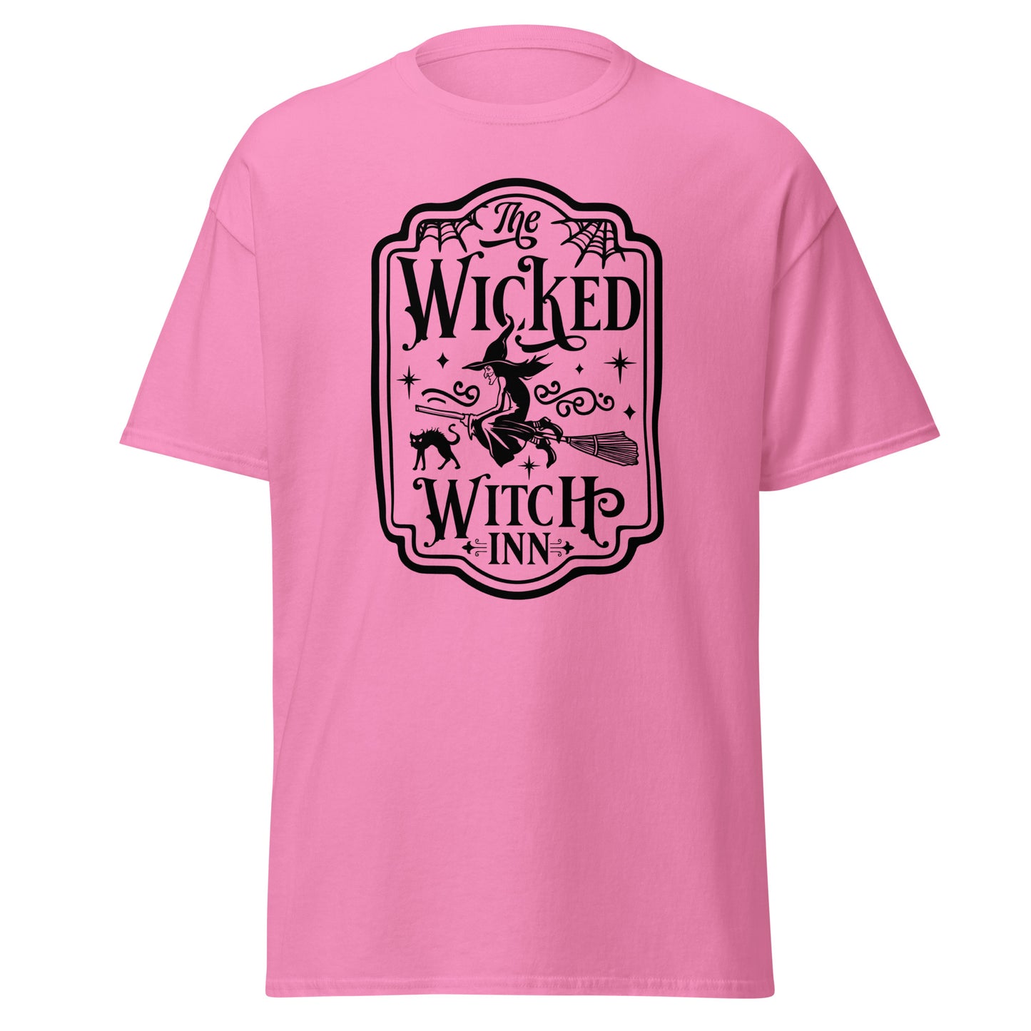 Unisex Short Sleeve Tee Wicked Witch Inn Black Ink