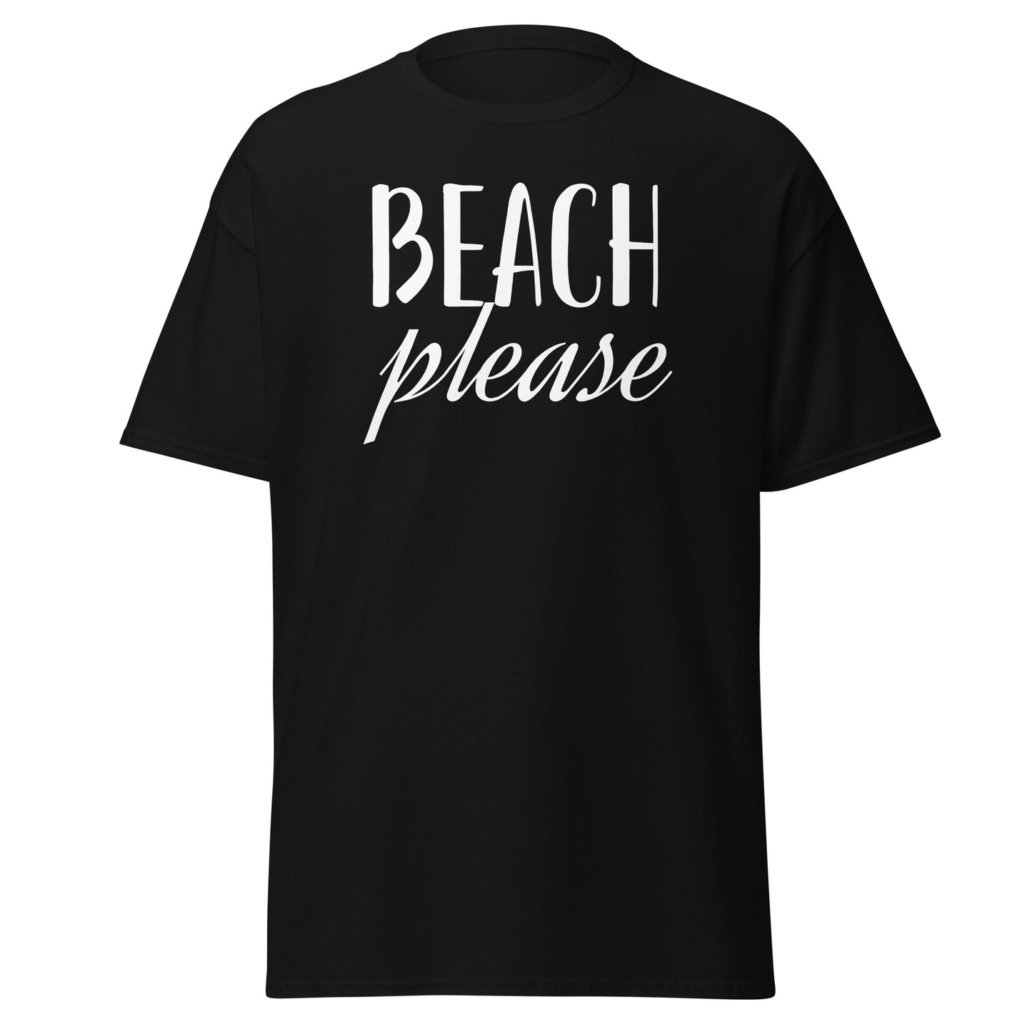 Unisex Short Sleeve Tee Beach Please