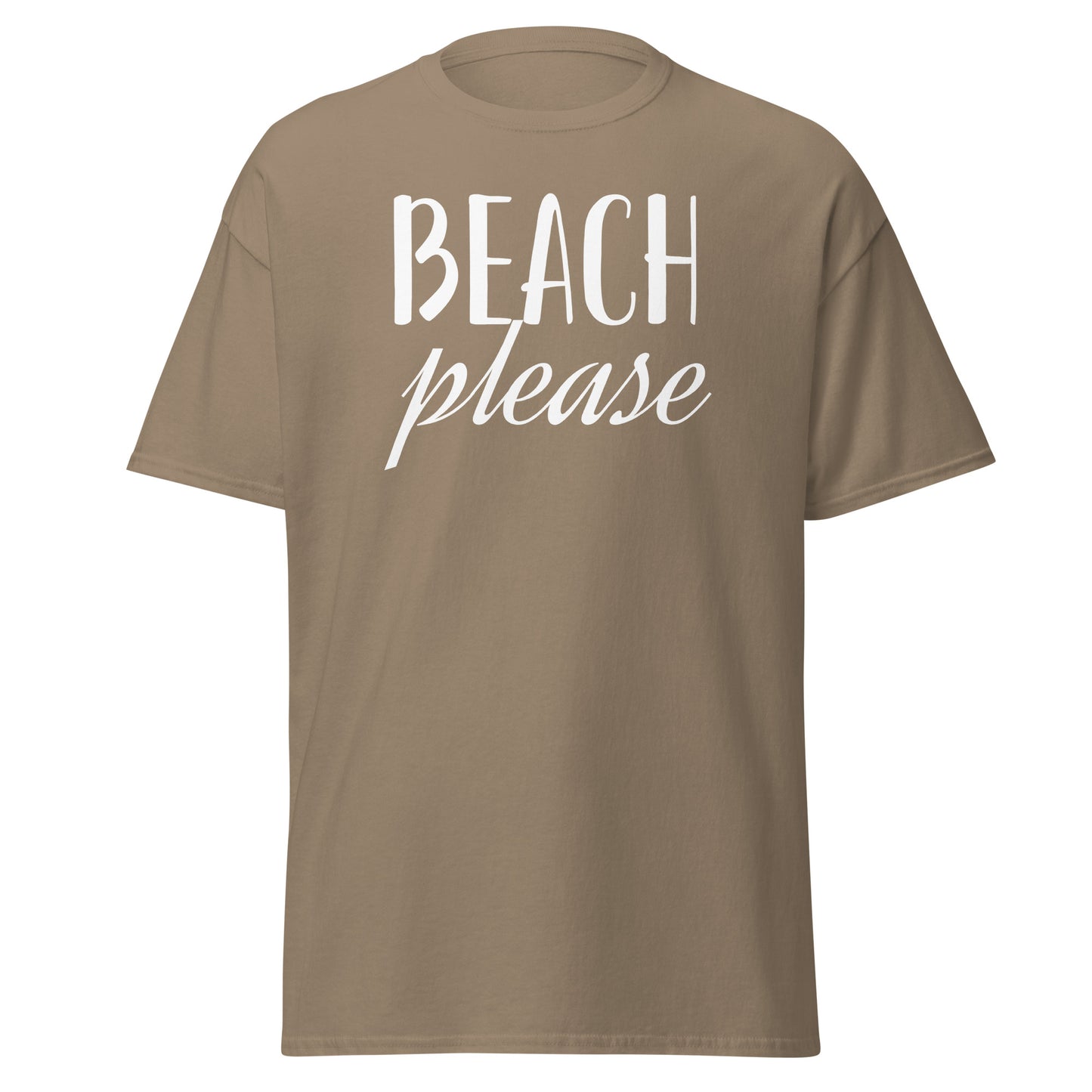 Unisex Short Sleeve Tee Beach Please