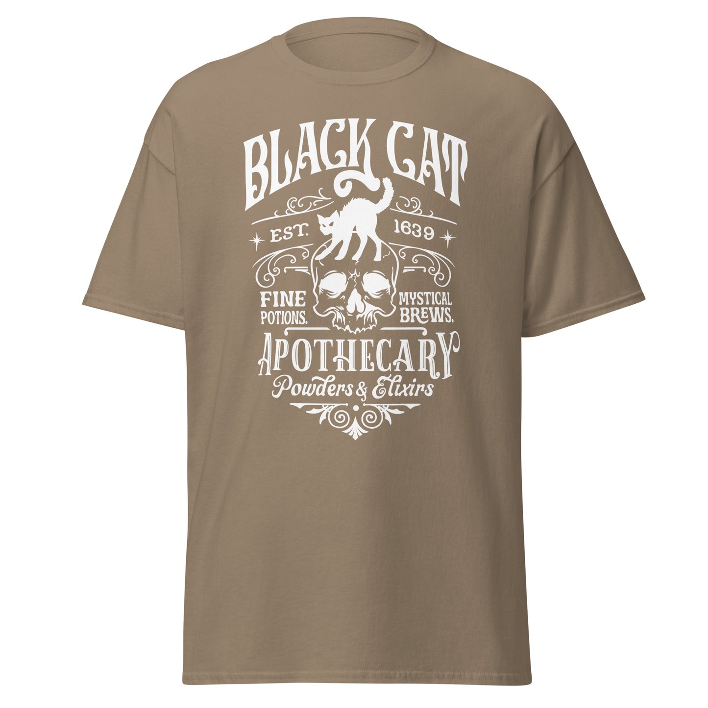 Unisex Short Sleeve Tee Black Cat Apothecary