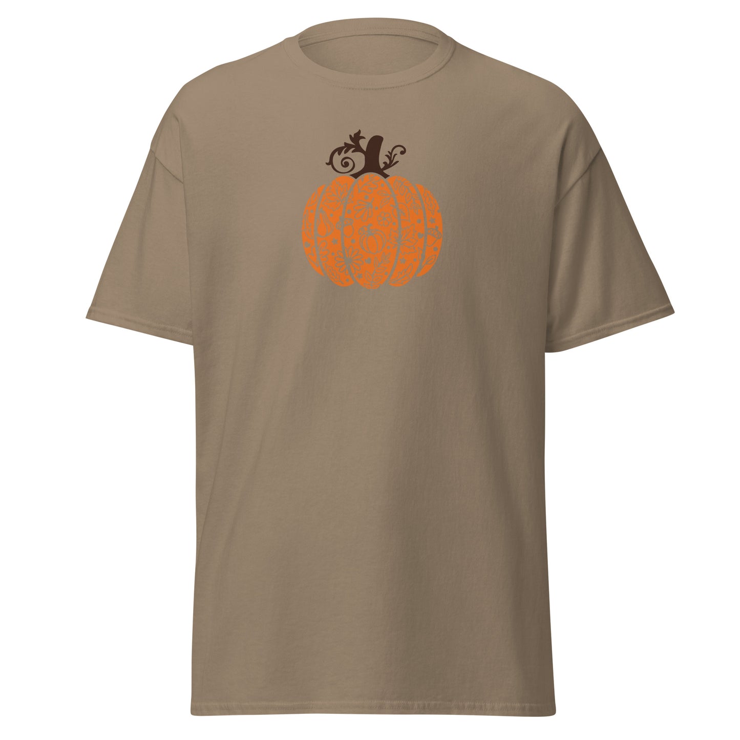 Unisex Short Sleeve Tee Swirly Pumpkin