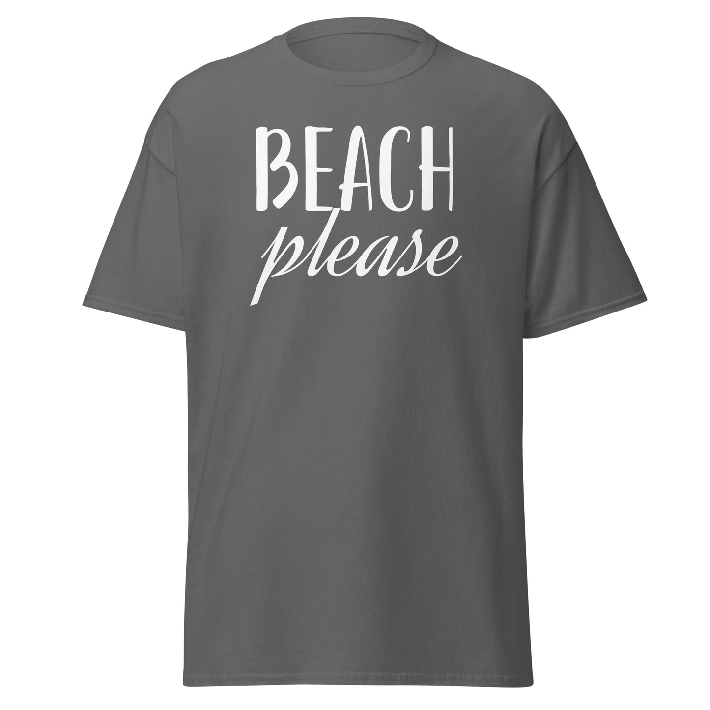 Unisex Short Sleeve Tee Beach Please