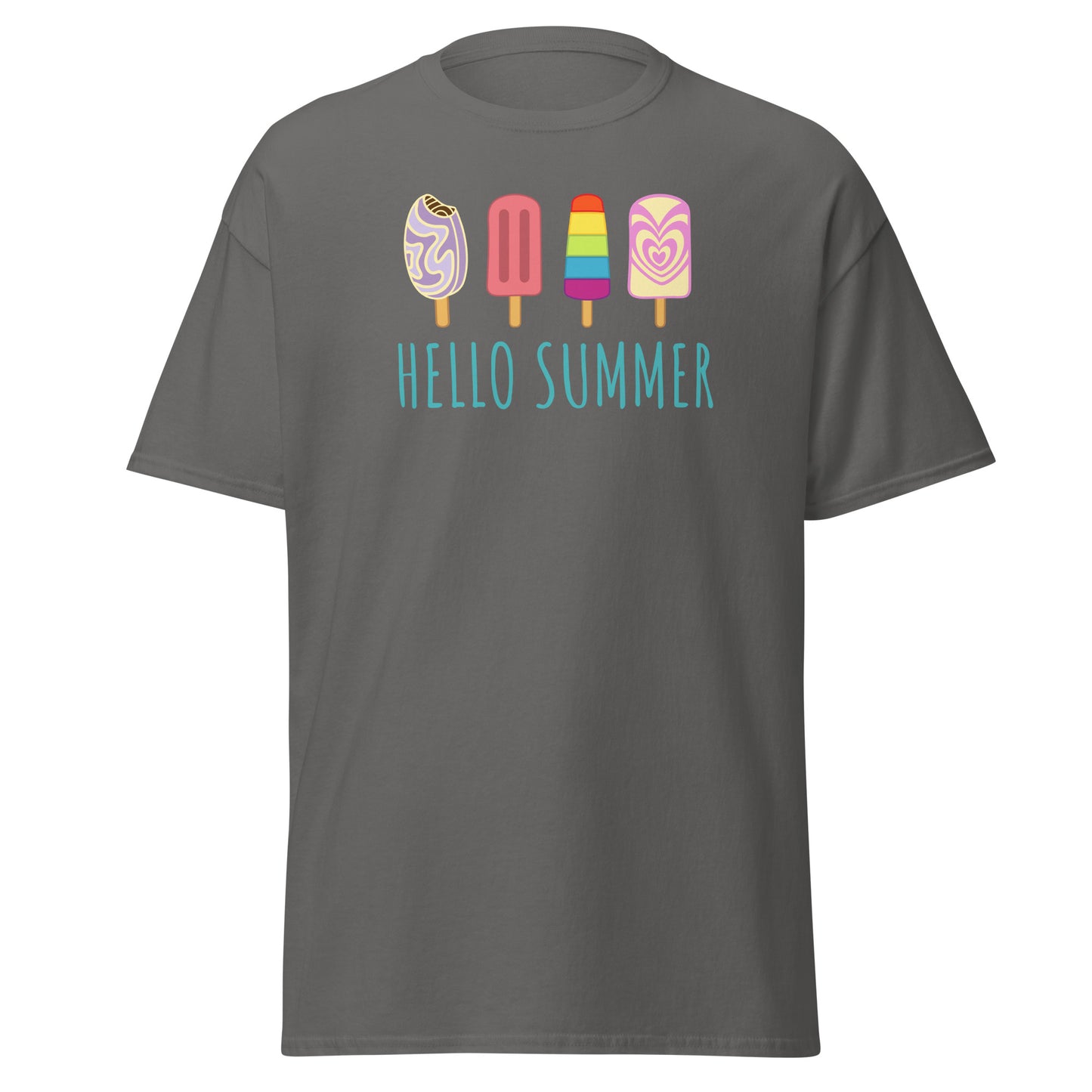 Unisex Short Sleeve Tee Hello Summer