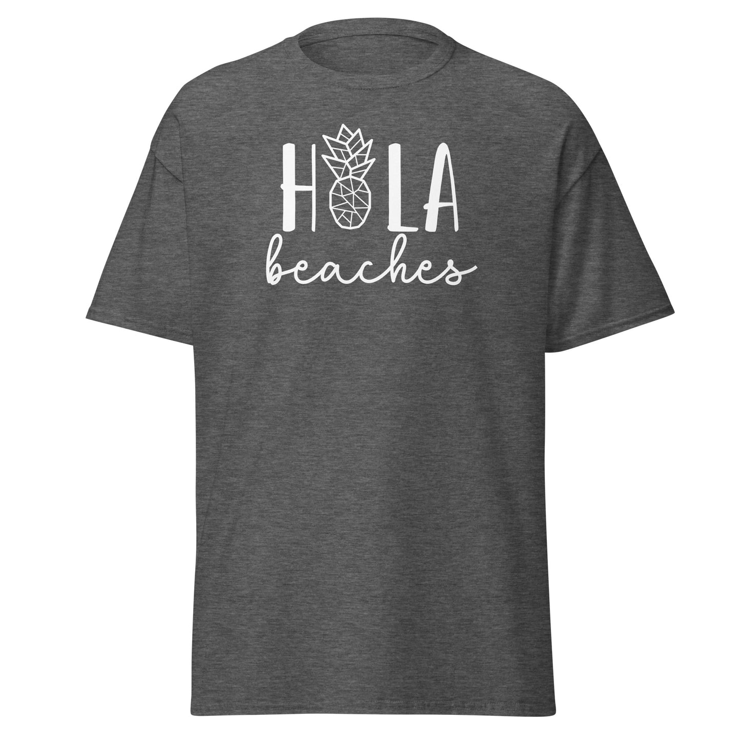 Unisex Short Sleeve Cotton Tee Hola Beaches