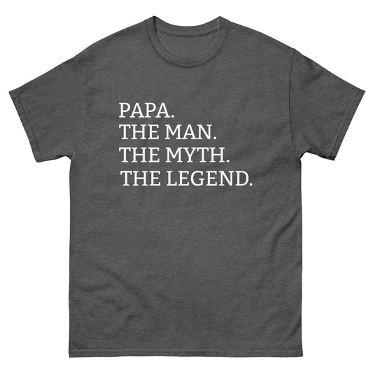 Men's Unisex Tee Papa The Legend