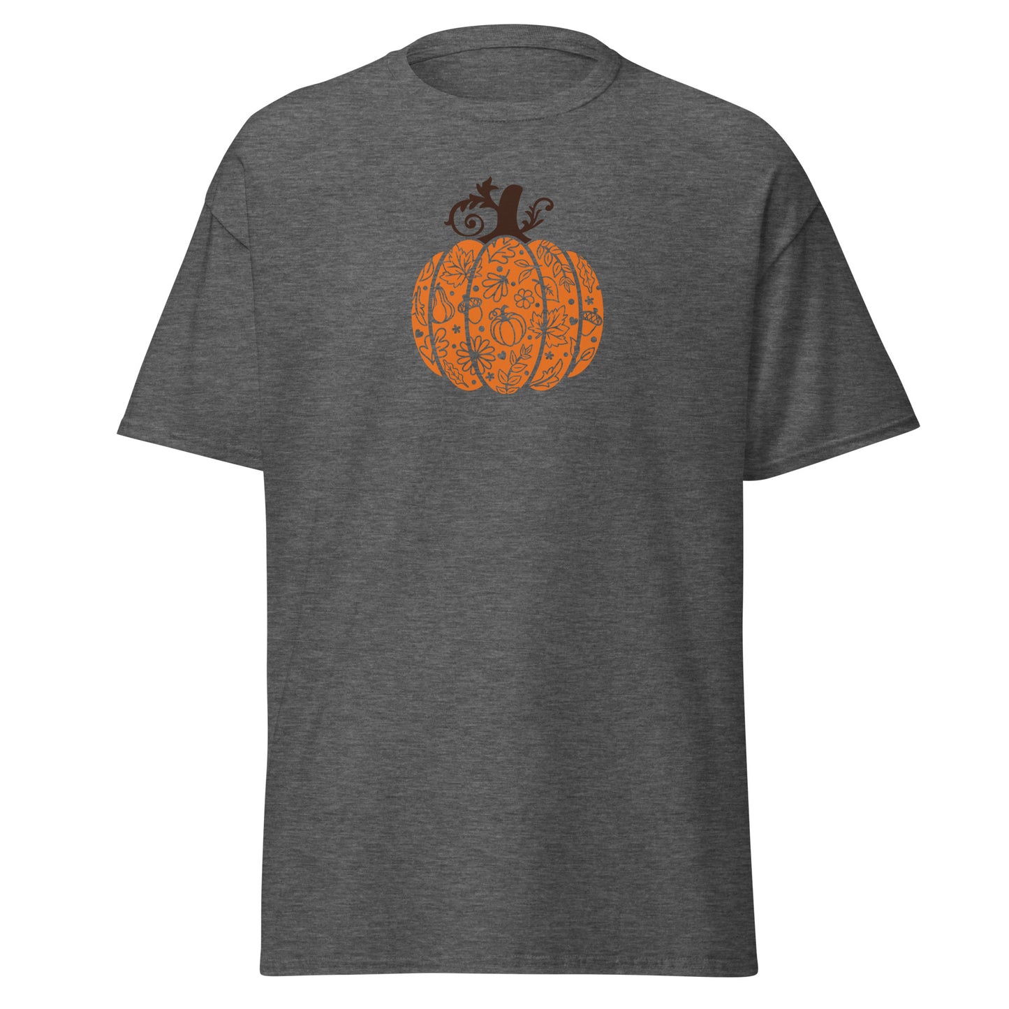 Unisex Short Sleeve Tee Swirly Pumpkin