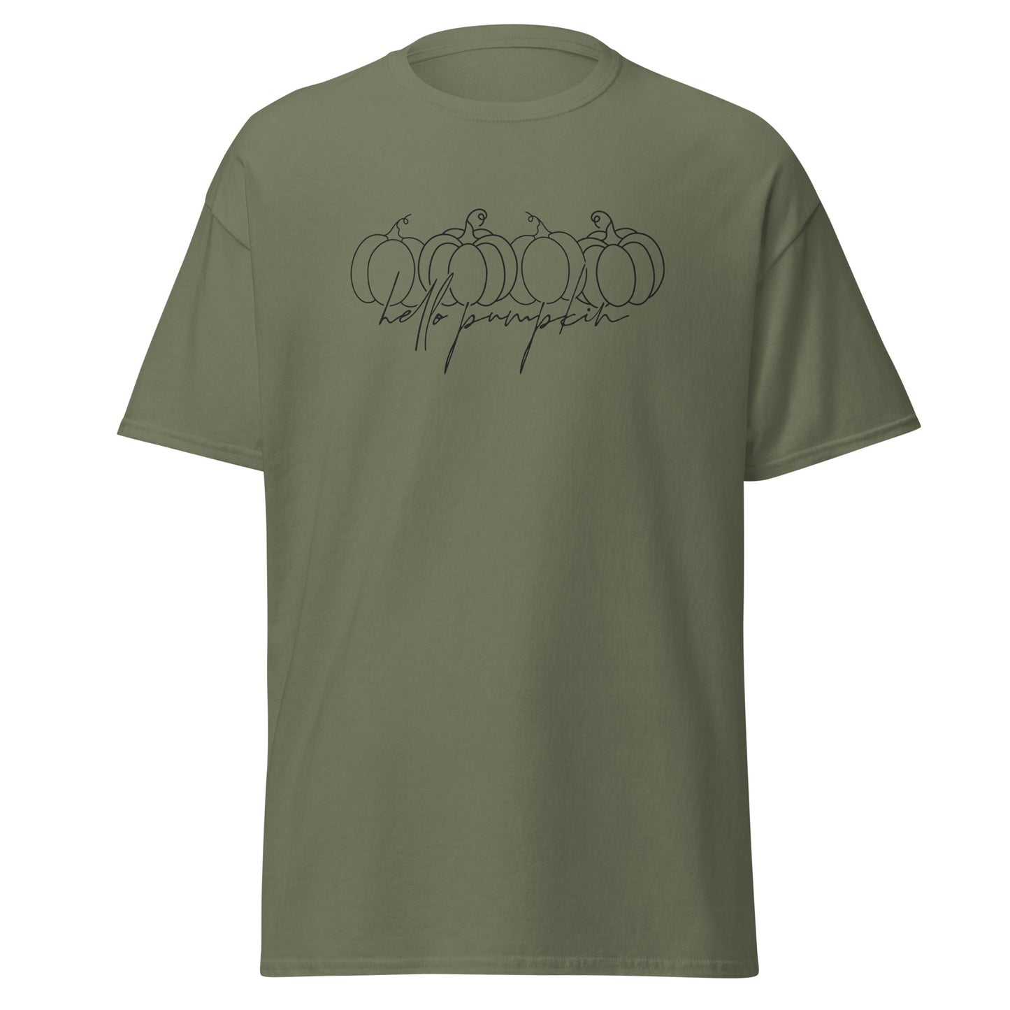 Unisex Short Sleeve Tee Hello Pumpkin