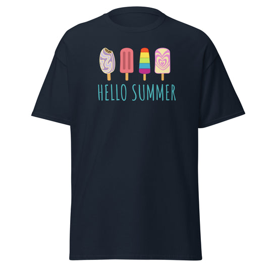 Unisex Short Sleeve Tee Hello Summer