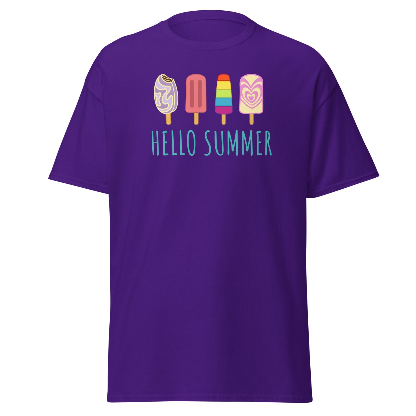 Unisex Short Sleeve Tee Hello Summer