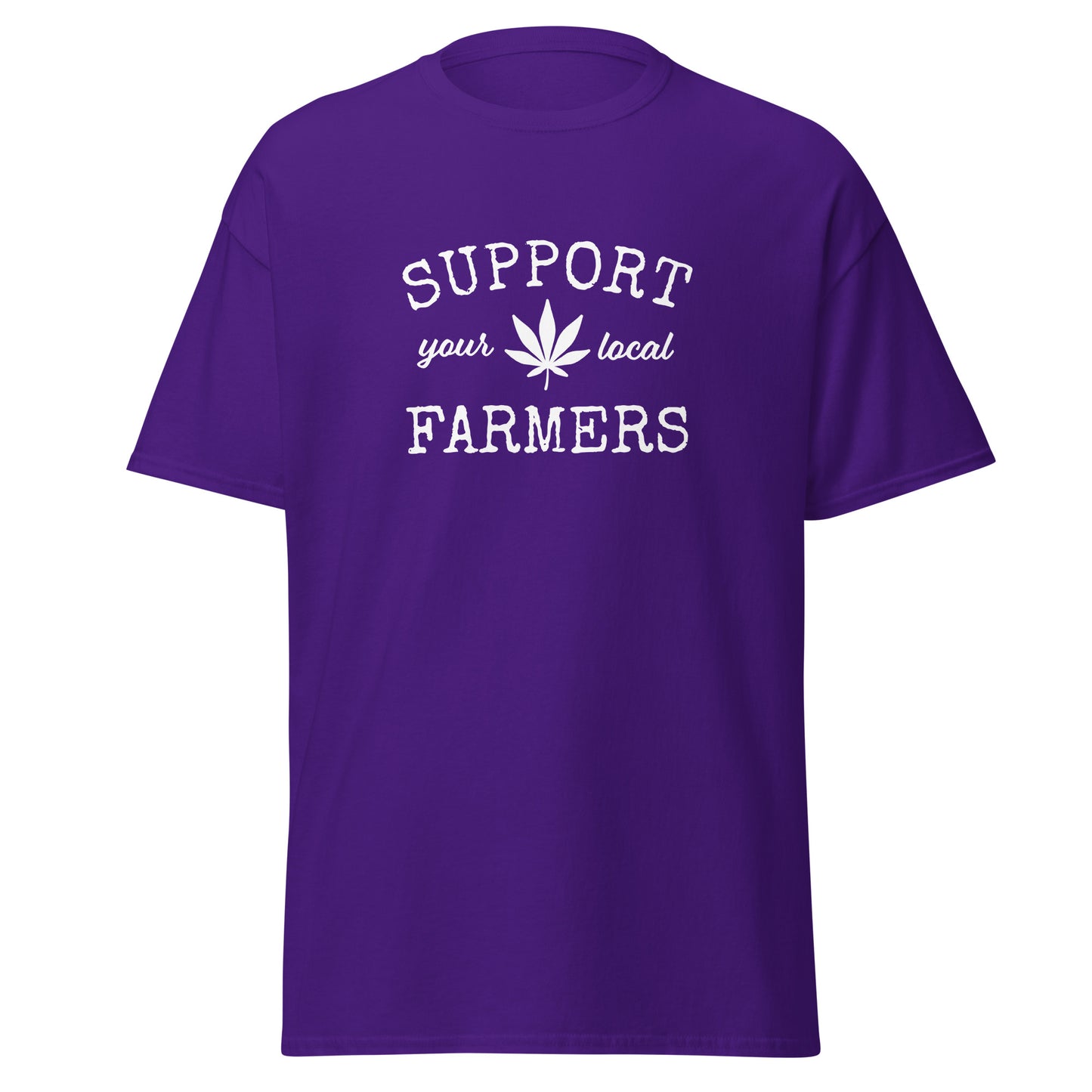 Unisex Short Sleeve Tee Support Your Local Farmers