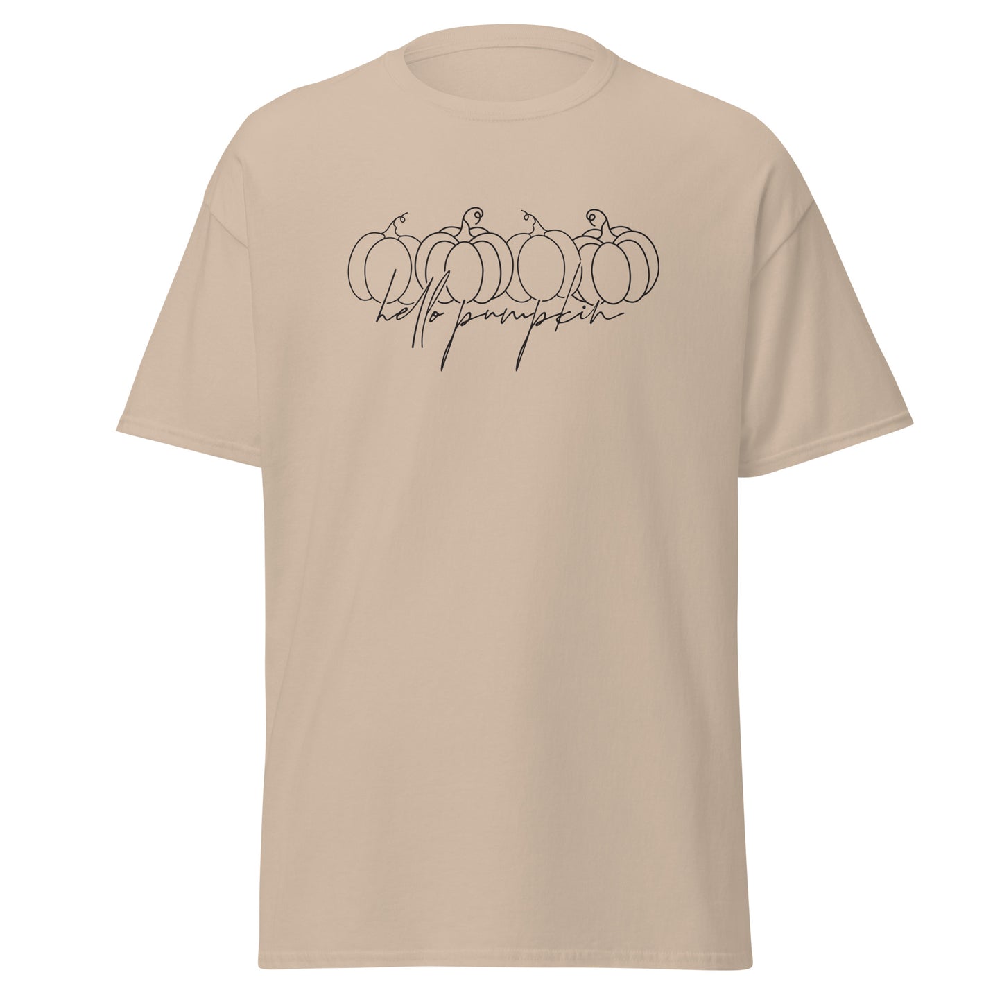 Unisex Short Sleeve Tee Hello Pumpkin