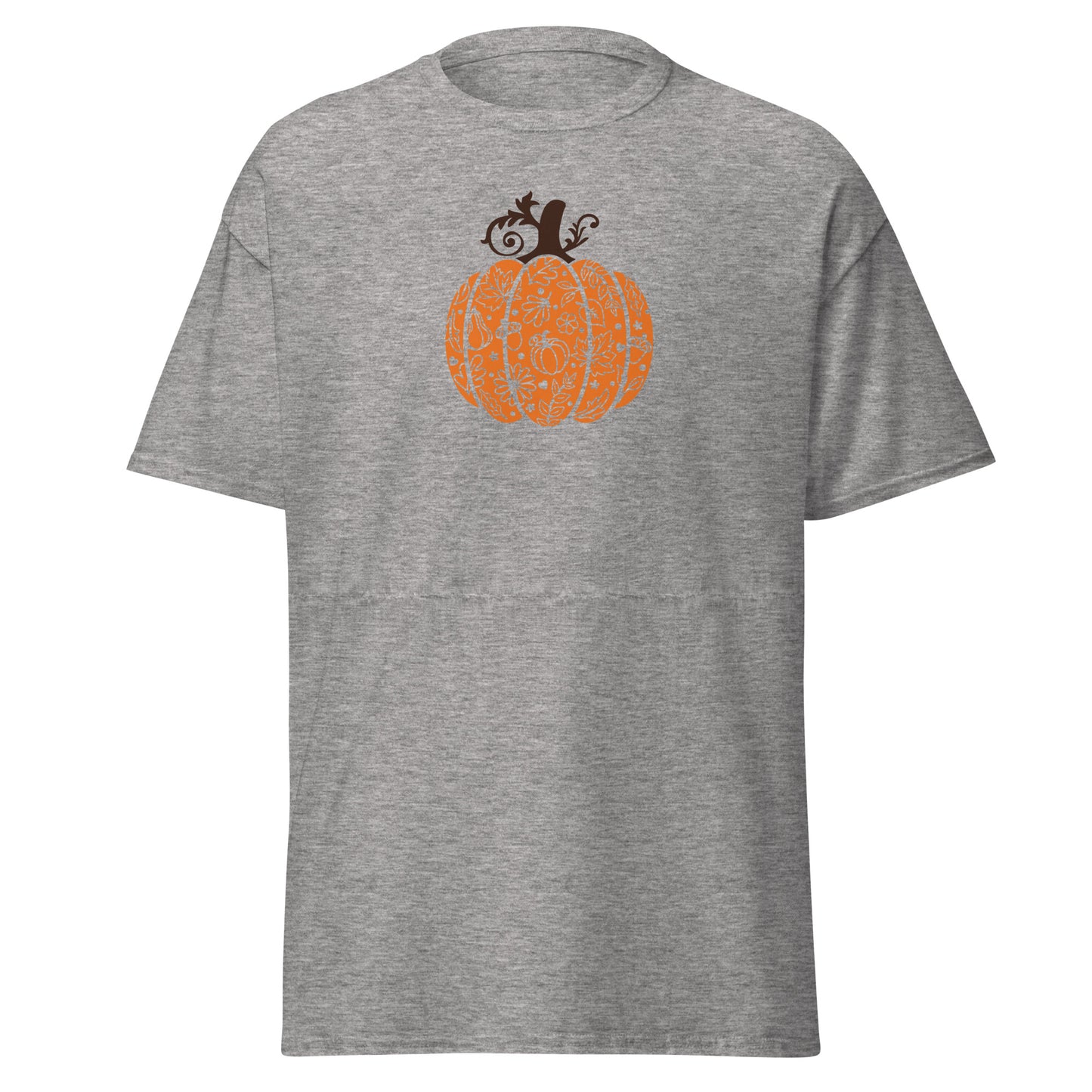 Unisex Short Sleeve Tee Swirly Pumpkin