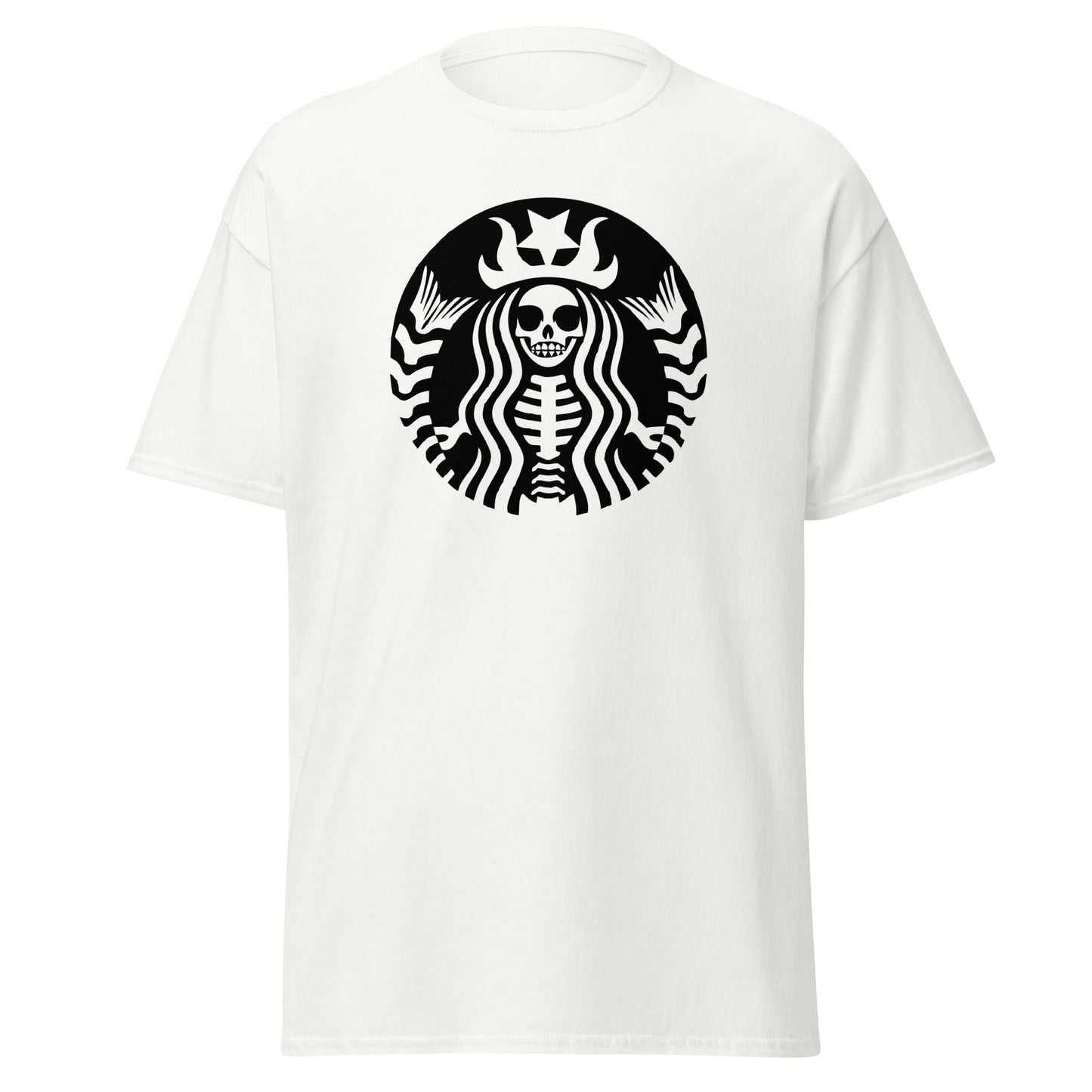 Unisex Short Sleeve Tee Starbux Skeleton