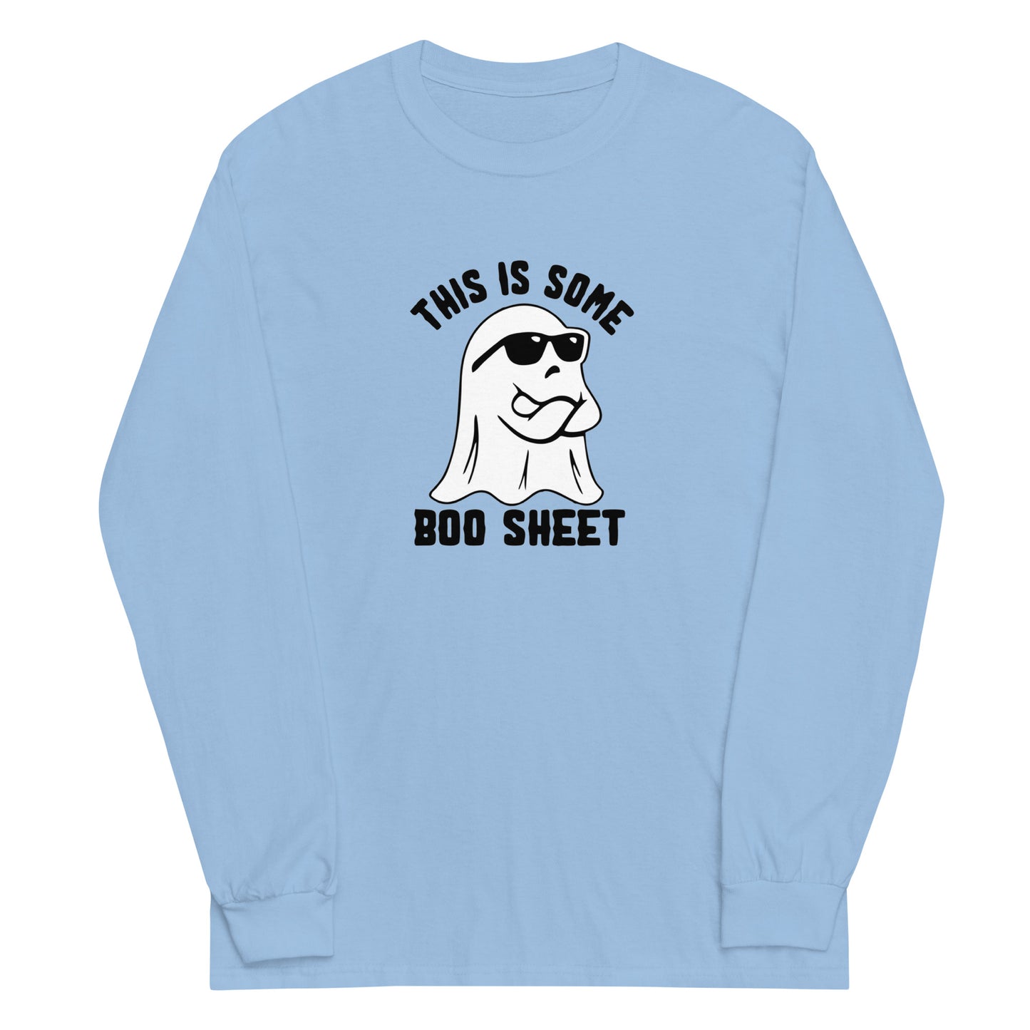 Unisex Long Sleeve Shirt Boo Sheet