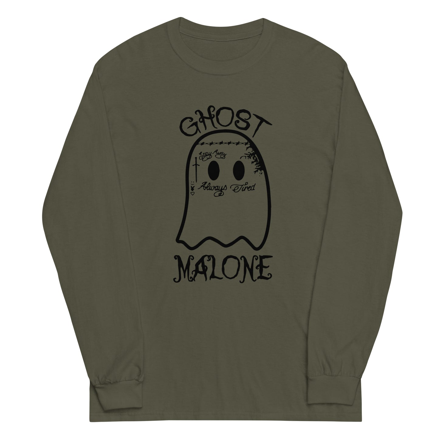 Unisex Long Sleeve Tee Ghost Malone