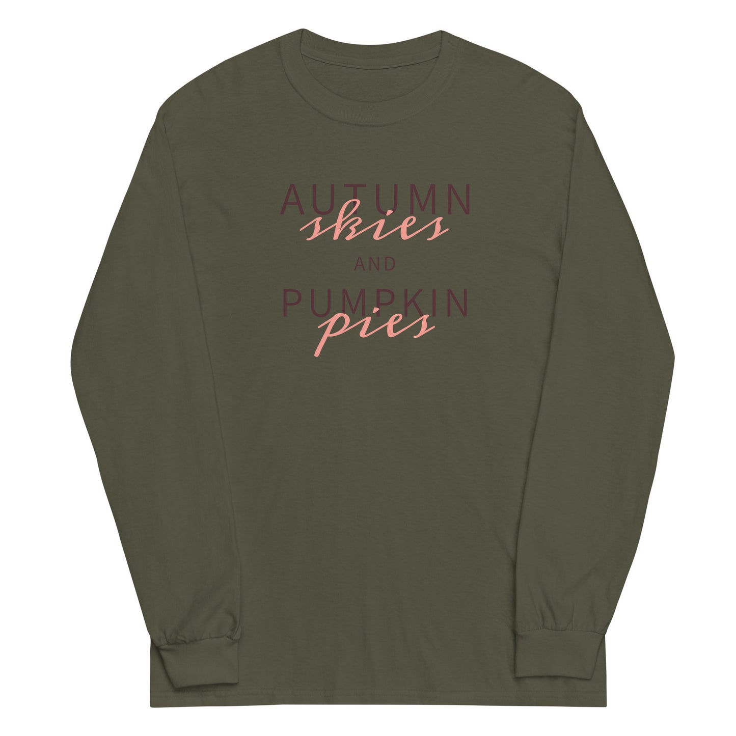 Unsiex Long Sleeve Tee Autumn Skies