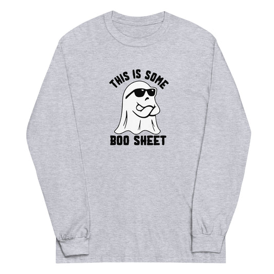 Unisex Long Sleeve Shirt Boo Sheet