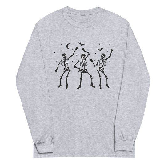 Unisex Long Sleeve Tee Dancing Skeletons