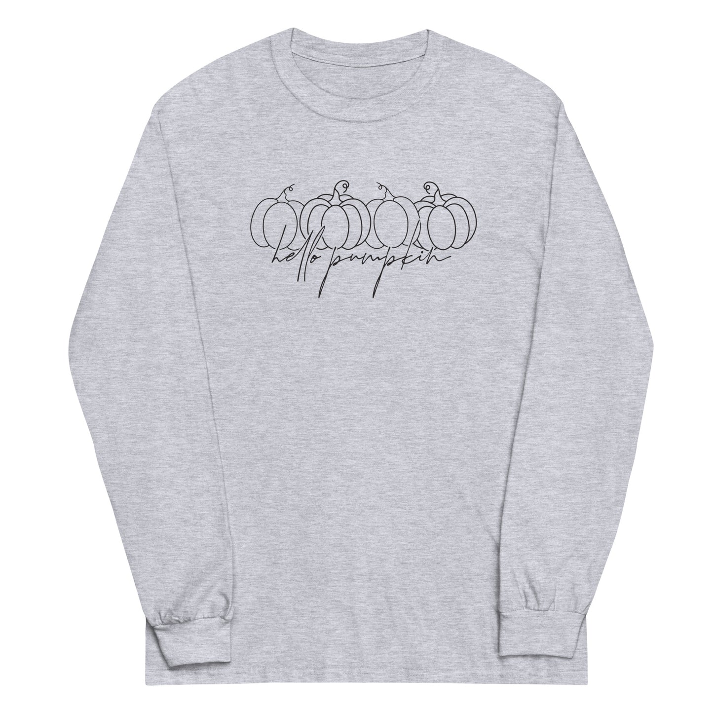 Unisex Long Sleeve Tee Hello Pumpkin