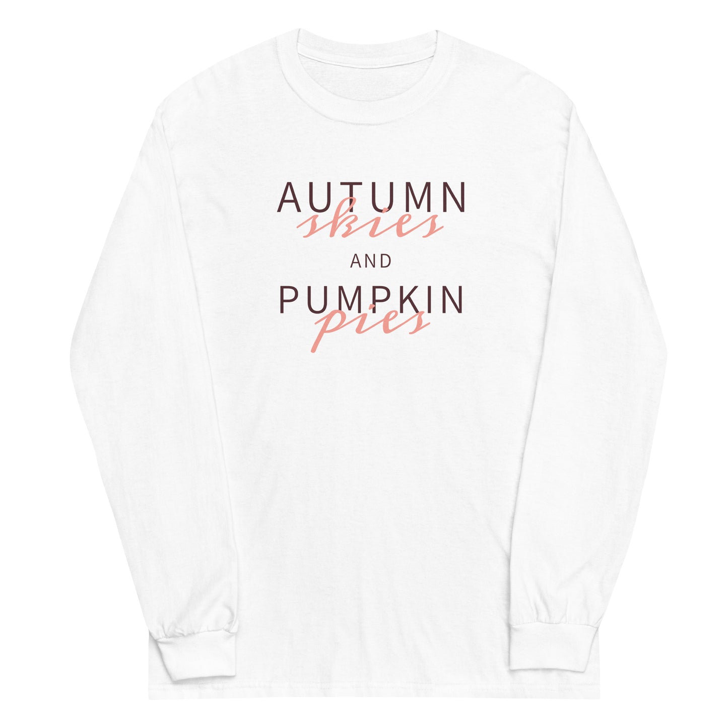 Unsiex Long Sleeve Tee Autumn Skies