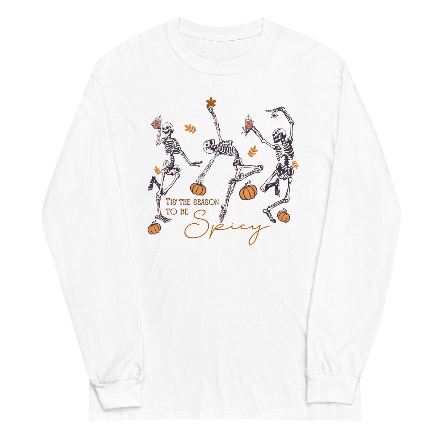 Unisex Long Sleeve Tee Spicy Skellies