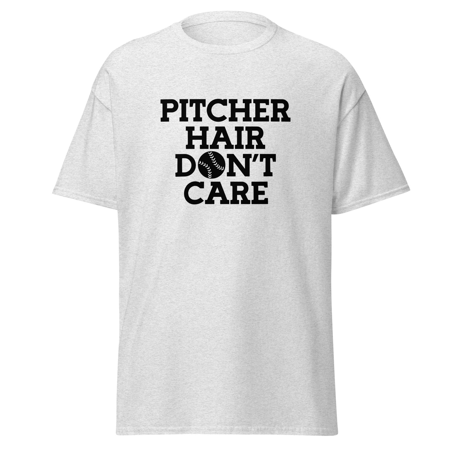 Unisex Short Sleeve Tee Pitcher Hair