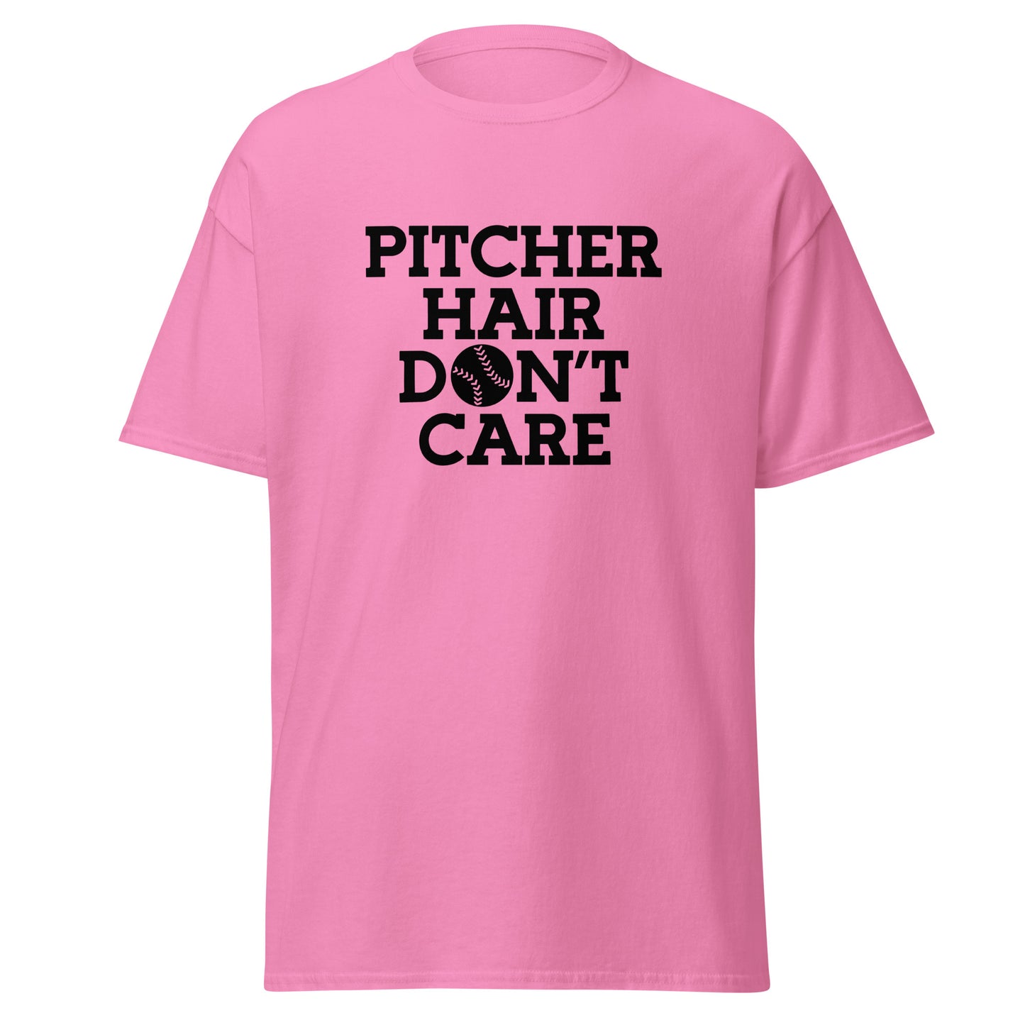 Unisex Short Sleeve Tee Pitcher Hair