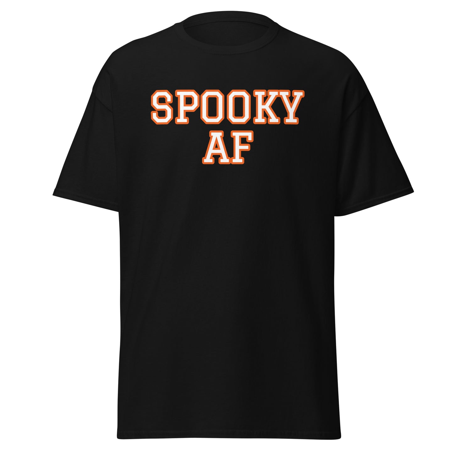 Unisex Classic Short Sleeve Tee Spooky AF Universtiy