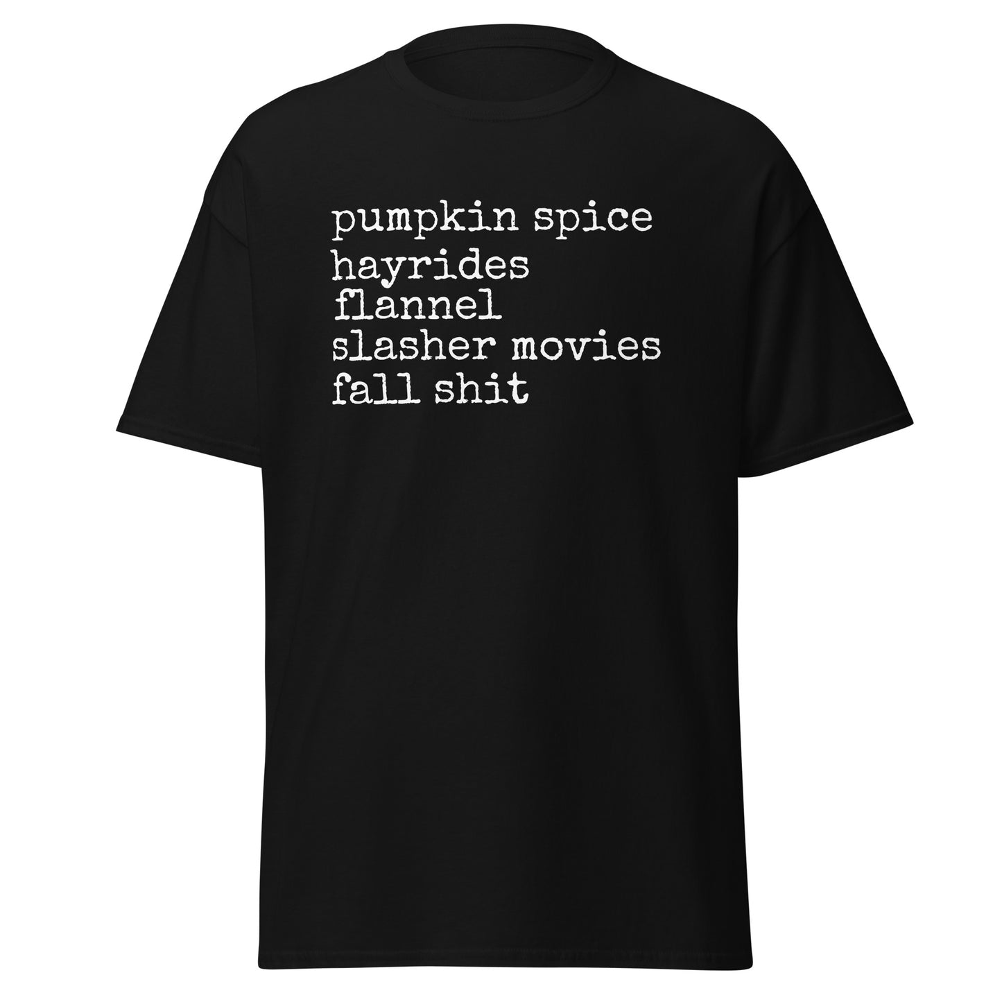 Unisex Classic Short Sleeve Tee Pumpkin Spice Hayrides