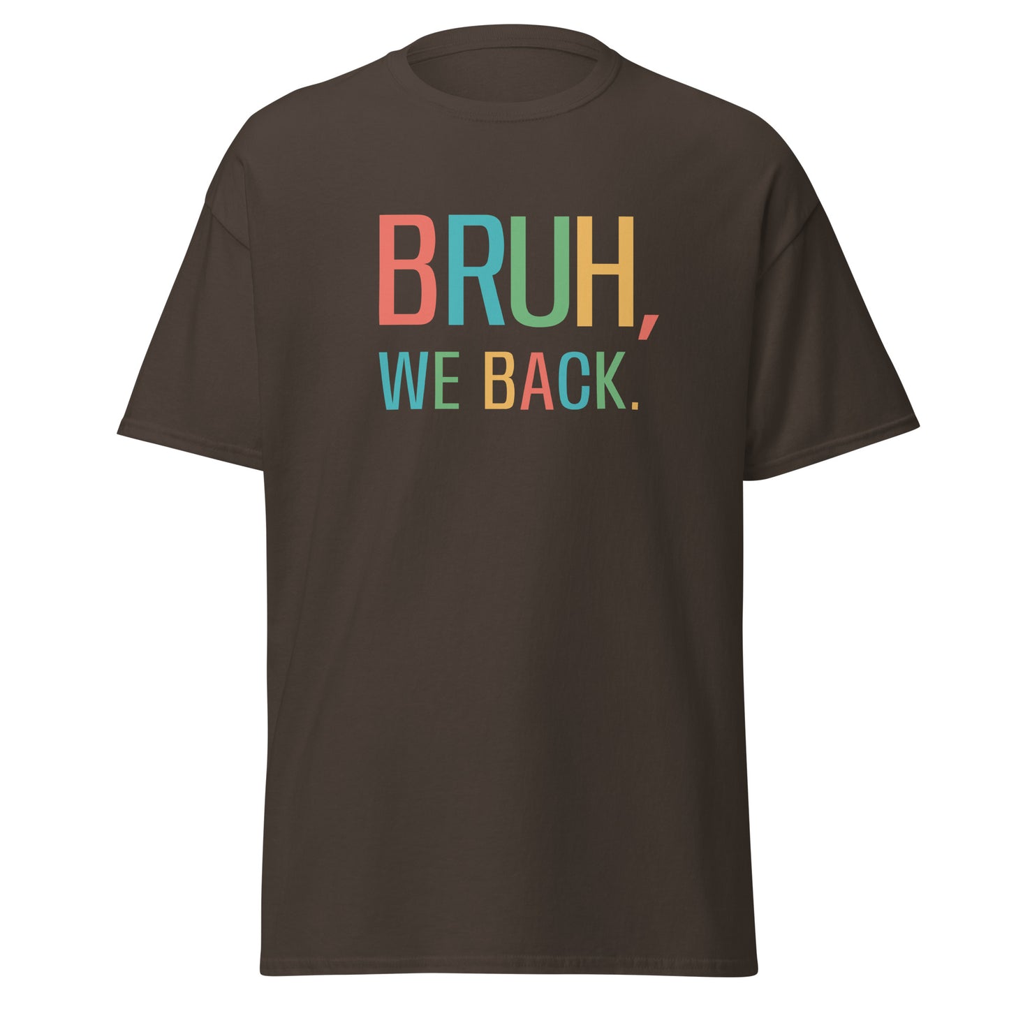 Unisex Short Sleeve Tee Bruh We Back