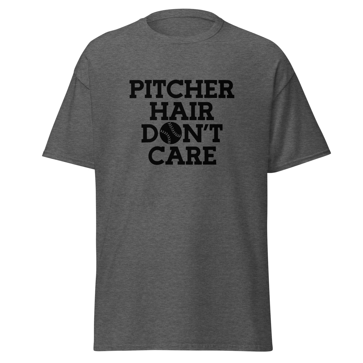 Unisex Short Sleeve Tee Pitcher Hair