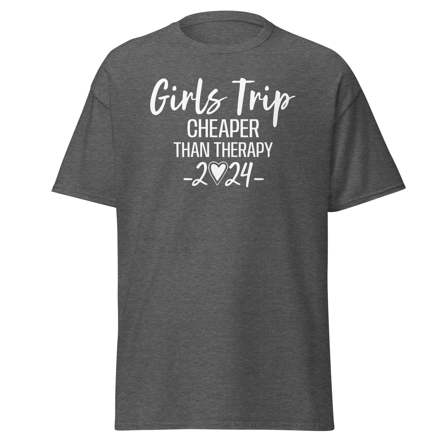 Unisex Short Sleeve Tee Girls Trip Cheaper Than Therapy 2024