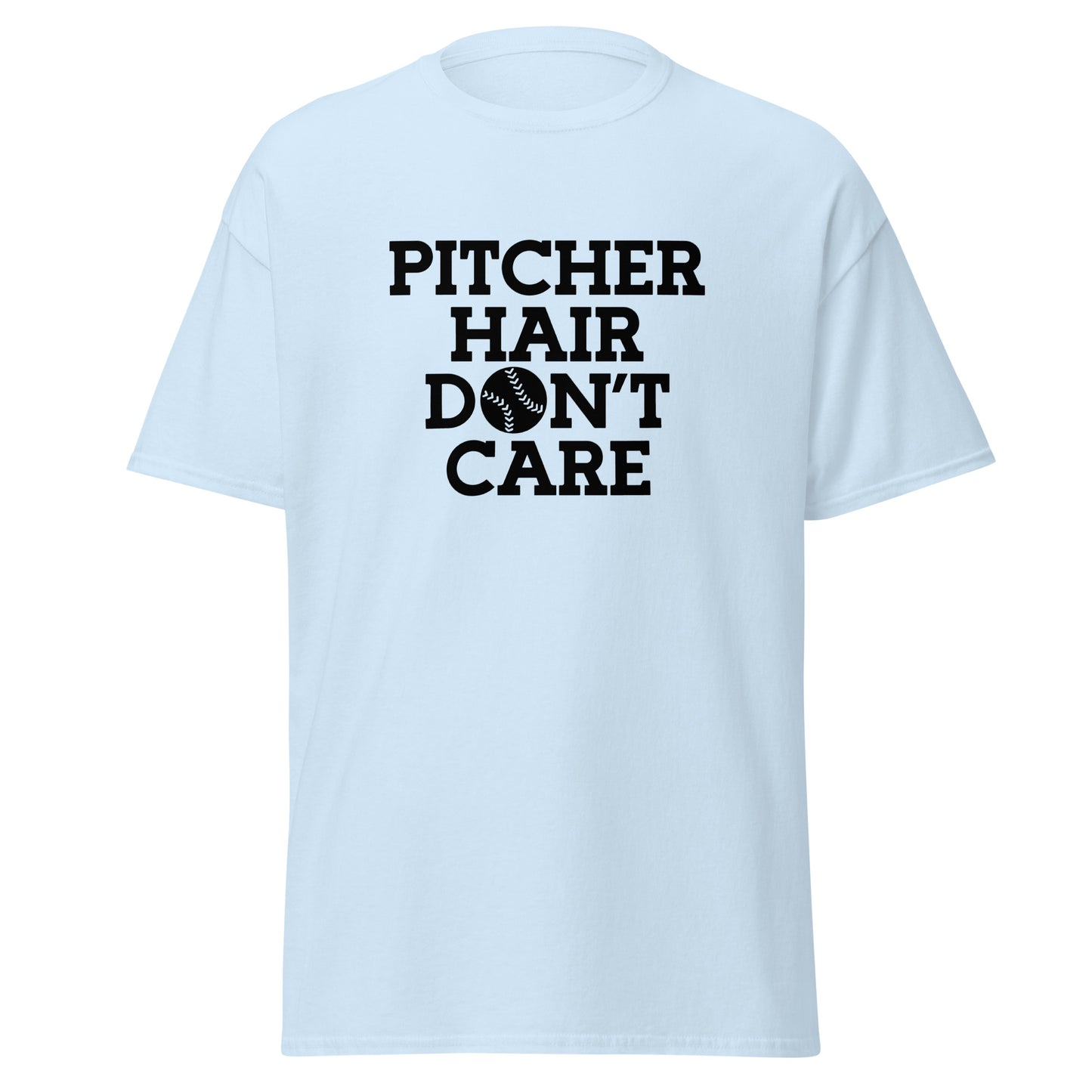 Unisex Short Sleeve Tee Pitcher Hair