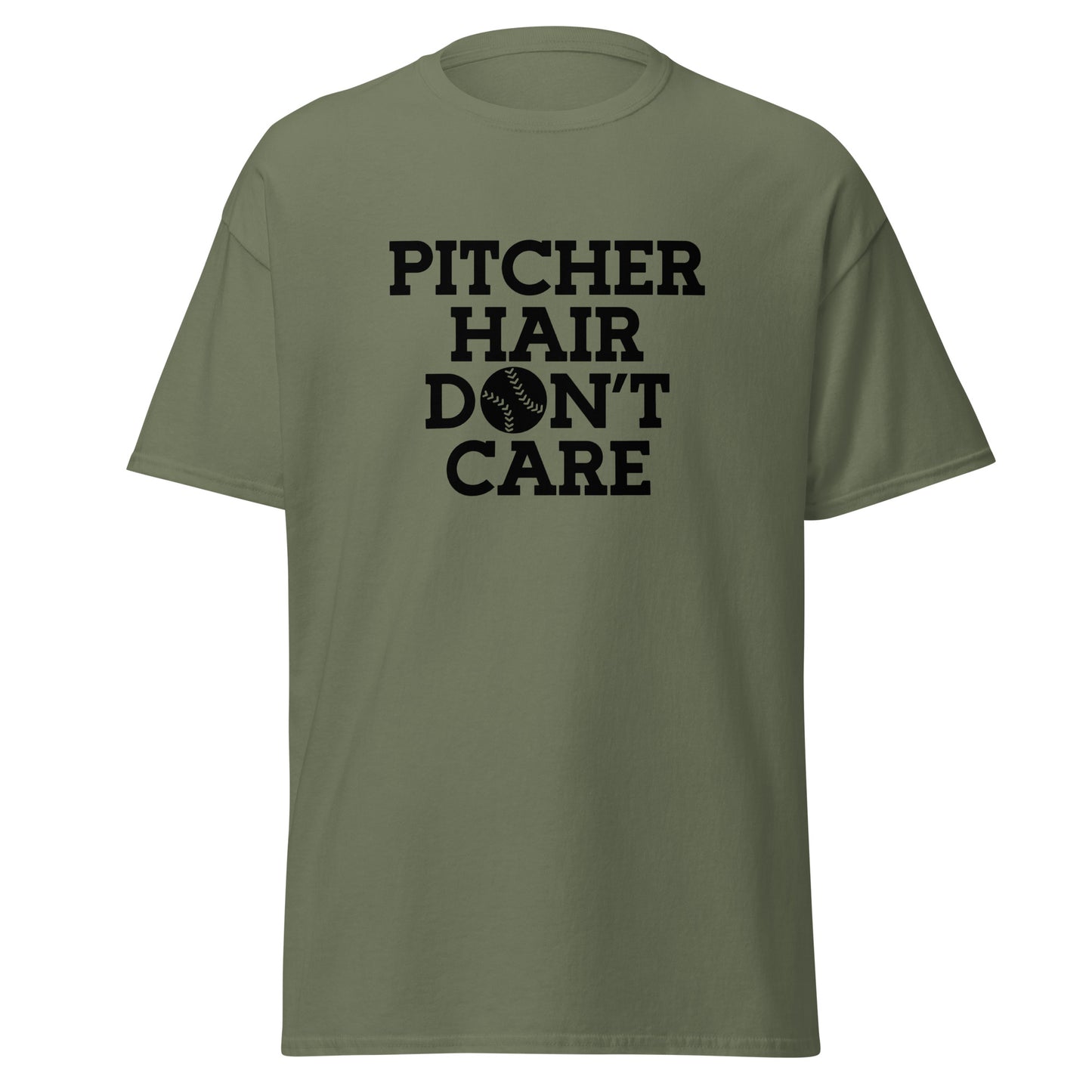 Unisex Short Sleeve Tee Pitcher Hair