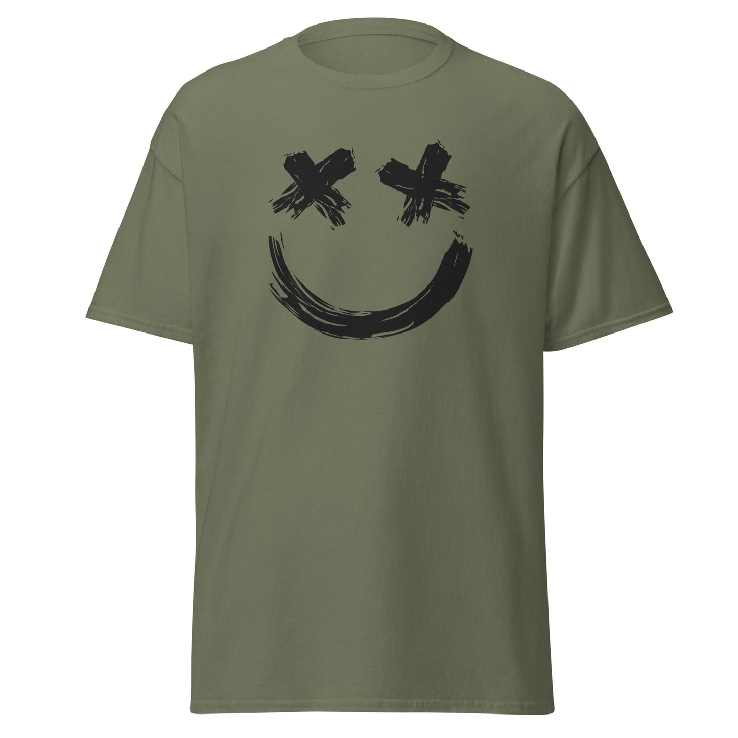 Unisex Short Sleeve Tee Brush Smiley