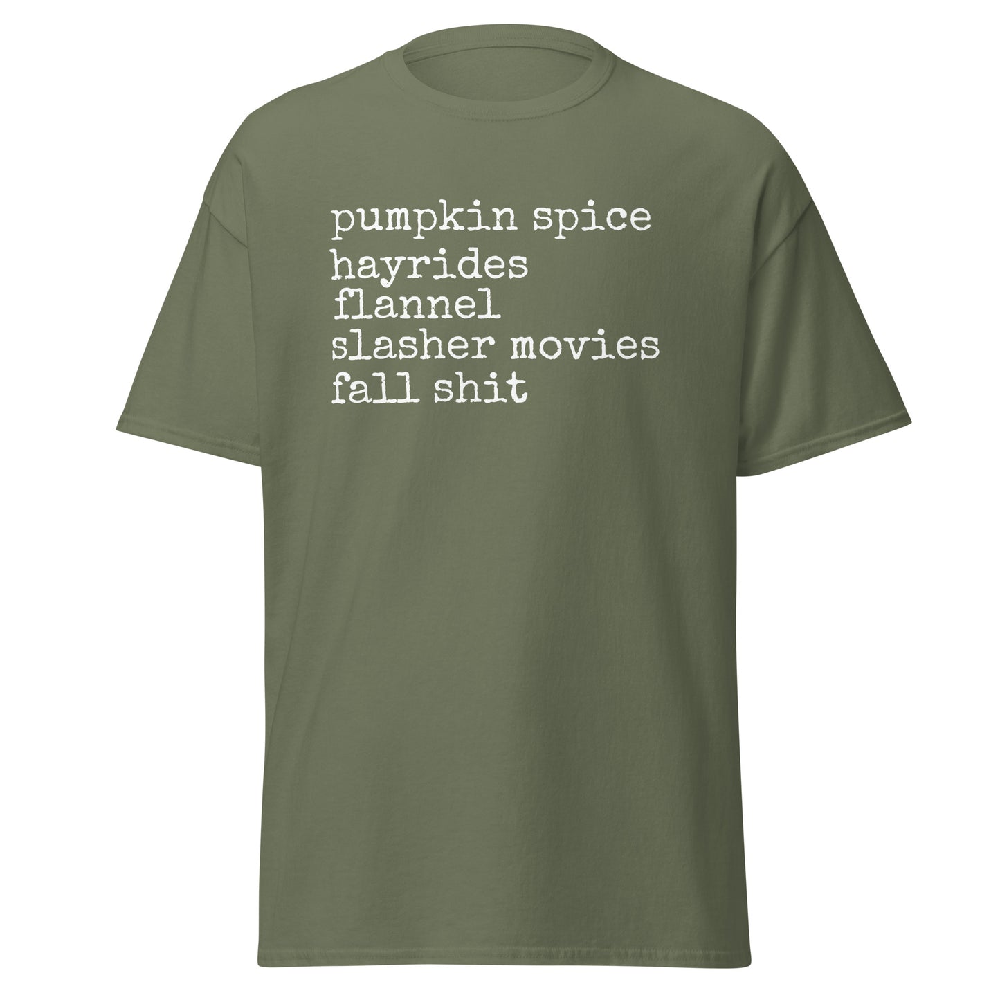 Unisex Classic Short Sleeve Tee Pumpkin Spice Hayrides