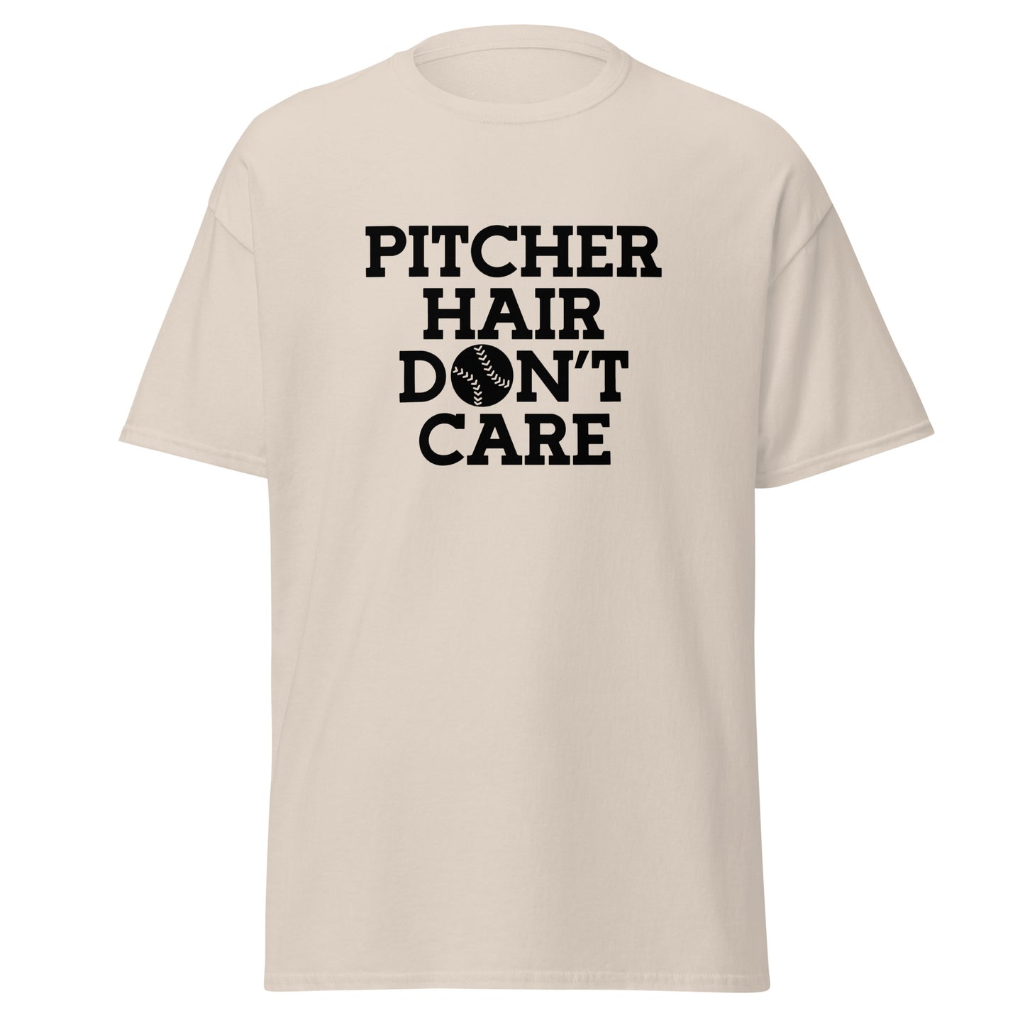 Unisex Short Sleeve Tee Pitcher Hair