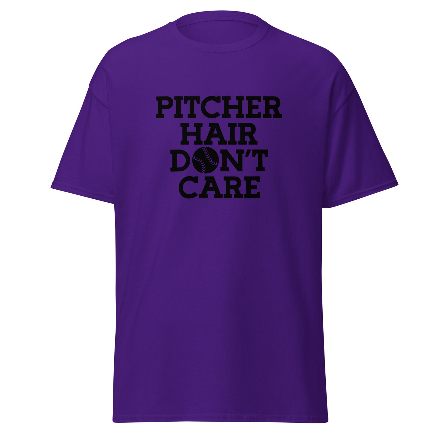 Unisex Short Sleeve Tee Pitcher Hair