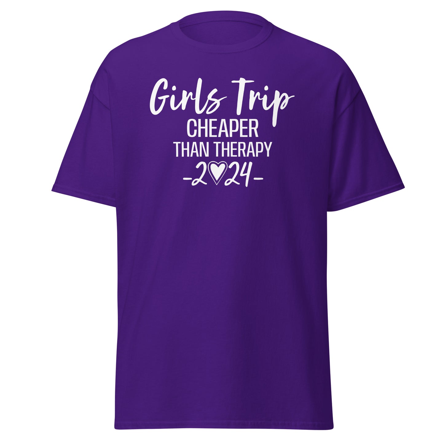 Unisex Short Sleeve Tee Girls Trip Cheaper Than Therapy 2024