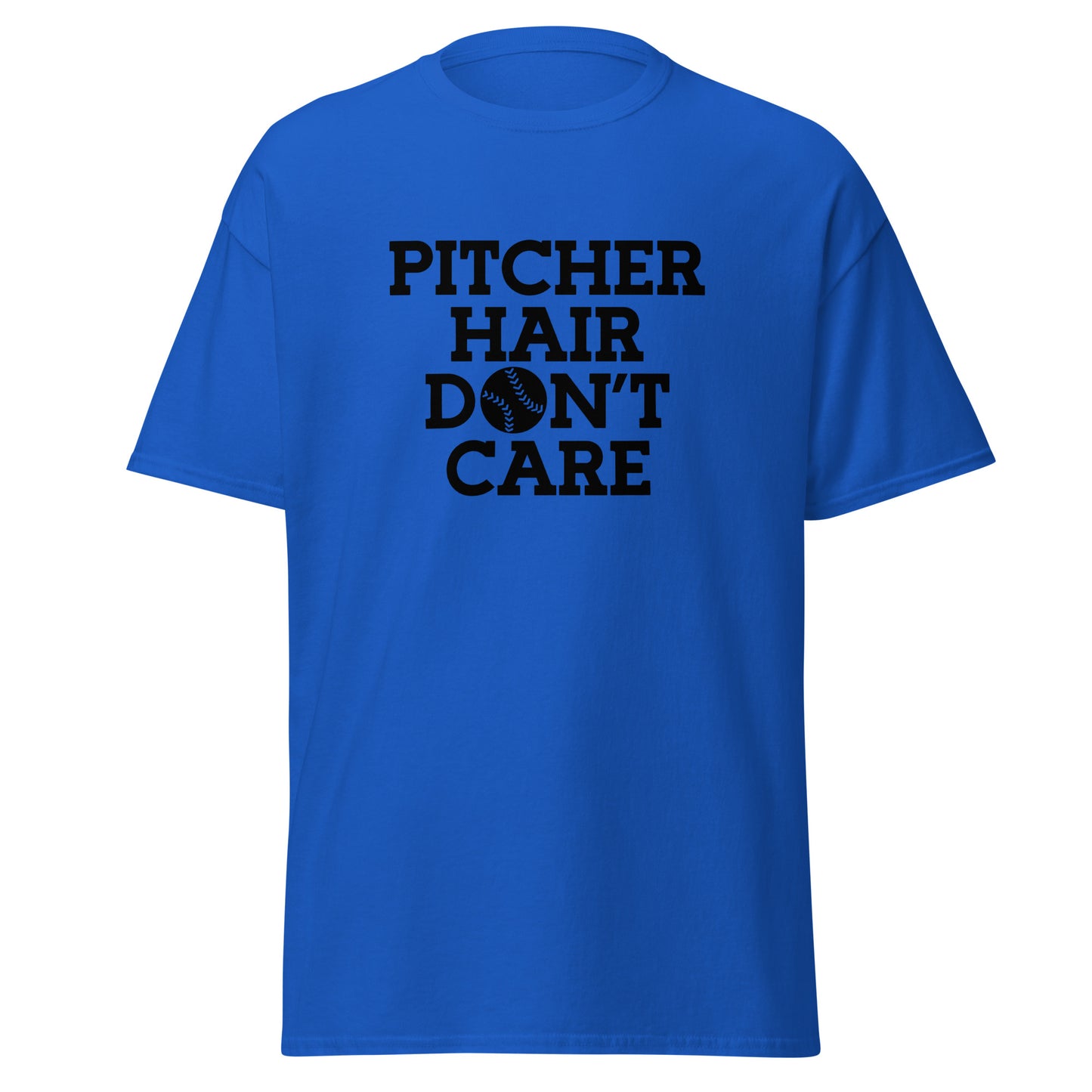 Unisex Short Sleeve Tee Pitcher Hair