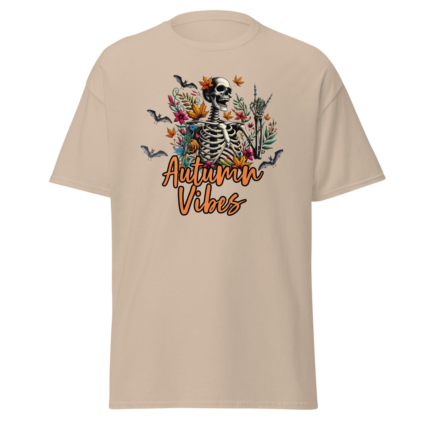 Unisex Short Sleeve Tee Autumn Vibes Skellie