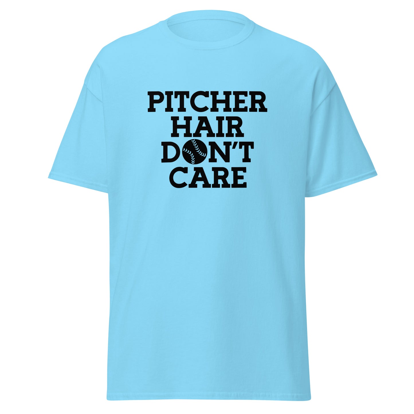 Unisex Short Sleeve Tee Pitcher Hair