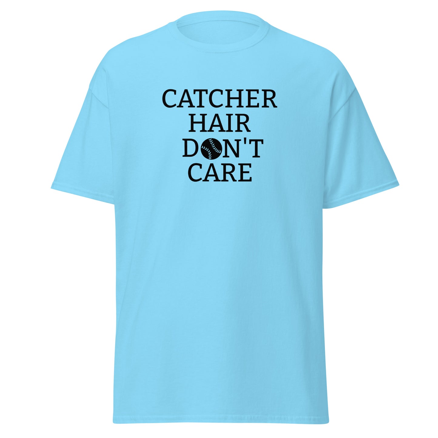 Unisex Short Sleeve Tee Catcher Hair