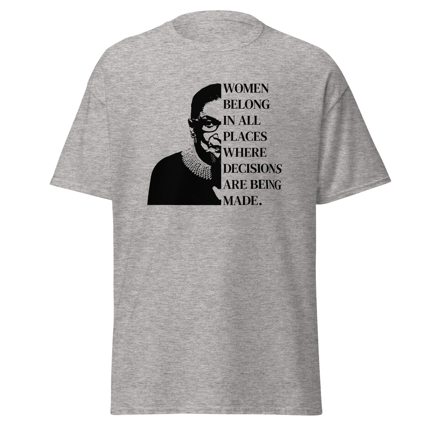 Unisex Short Sleeve Tee RBG Women Belong